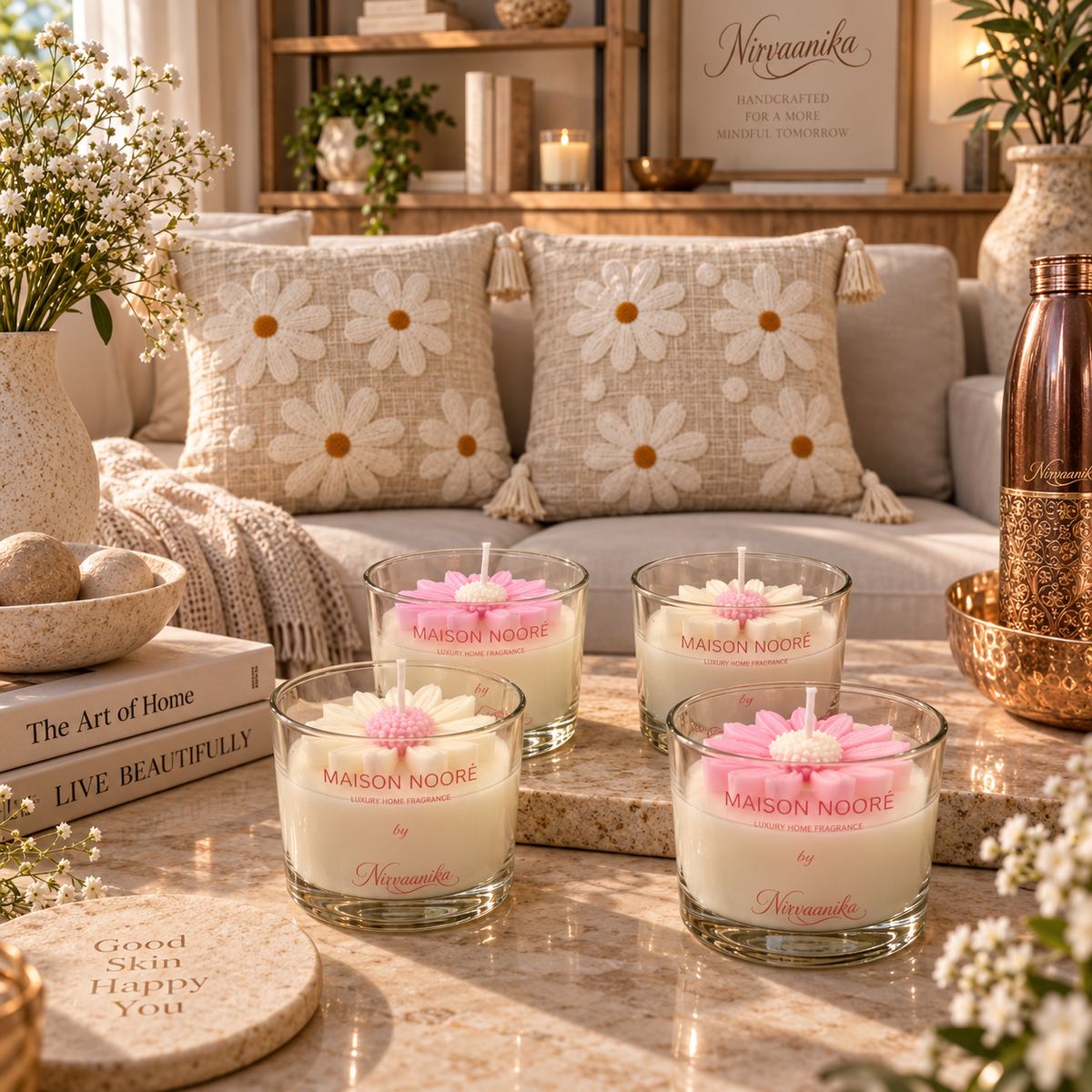 Mysa Floral Candles