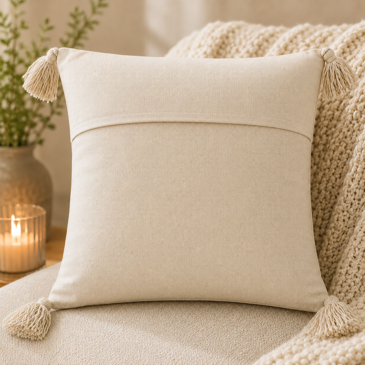 Reva Handloom Geometric Cushion Cover