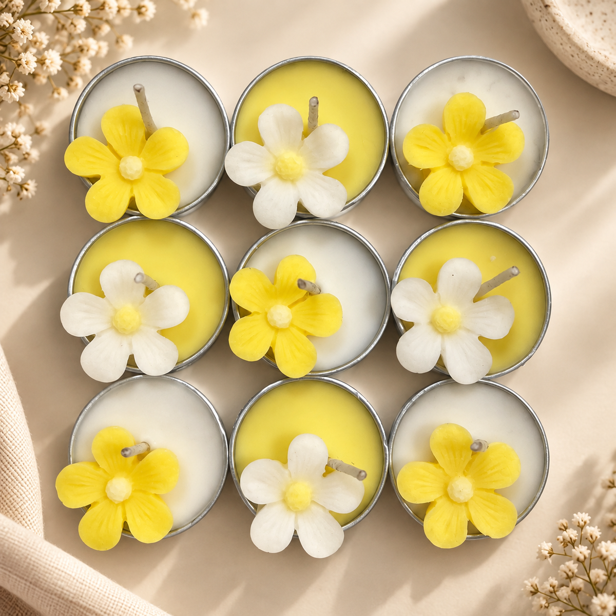 Petaline Bloom Scented Tealight Candles