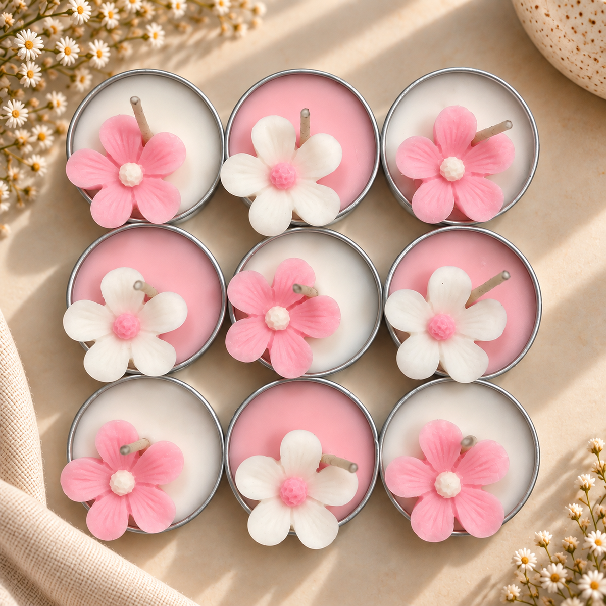 Petaline Bloom Scented Tealight Candles