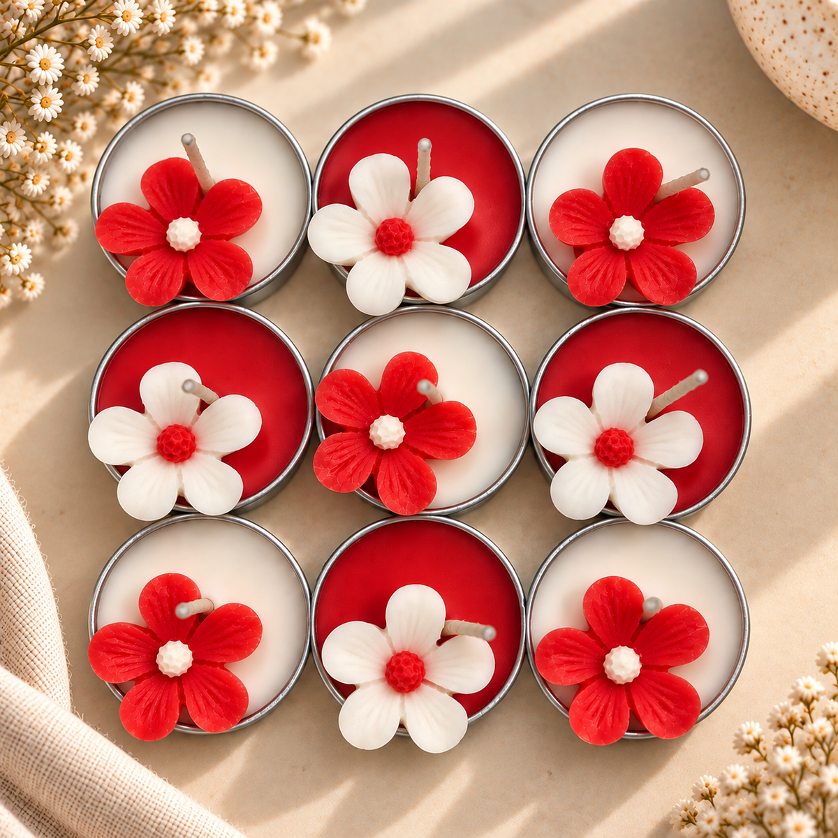 Petaline Bloom Scented Tealight Candles