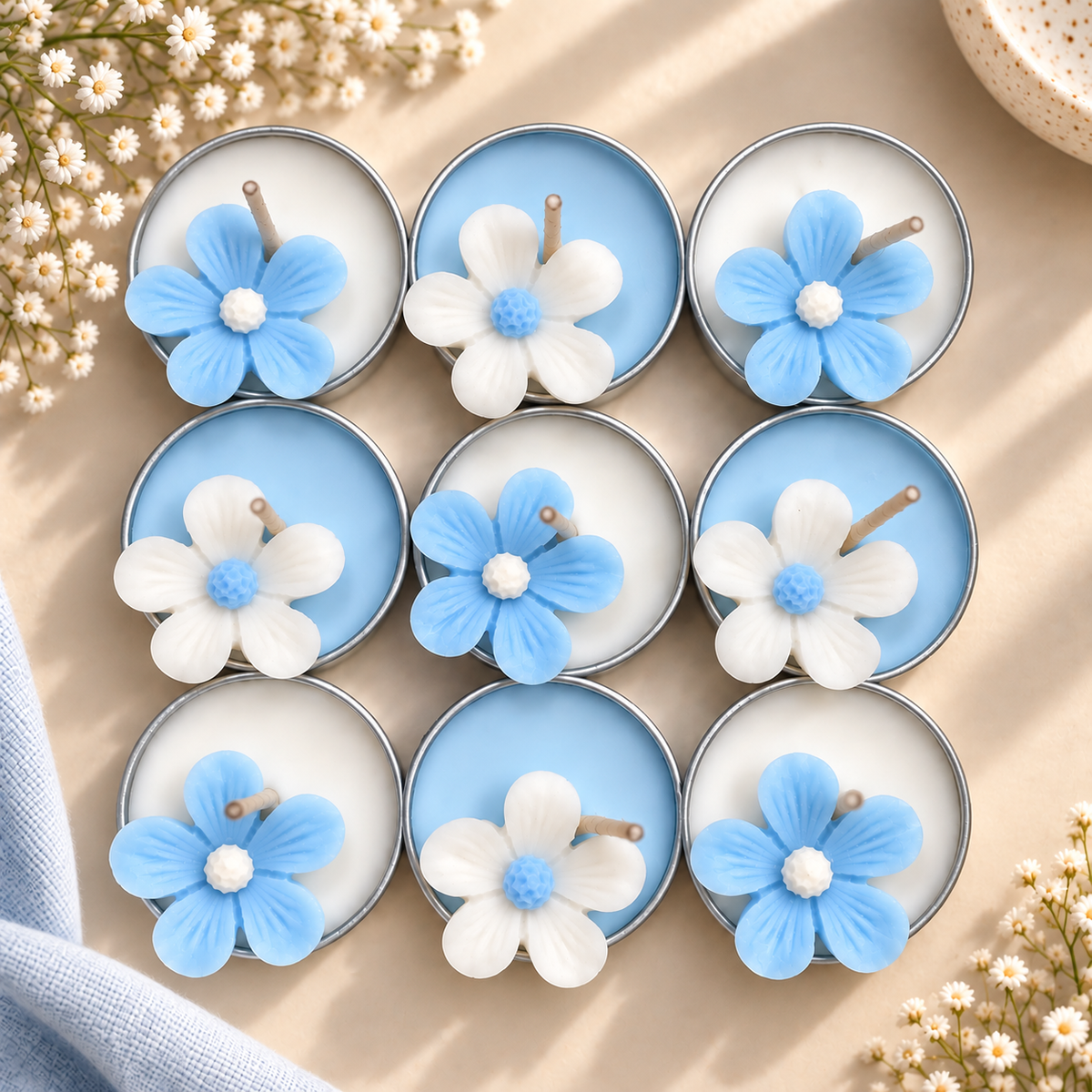 Petaline Bloom Scented Tealight Candles