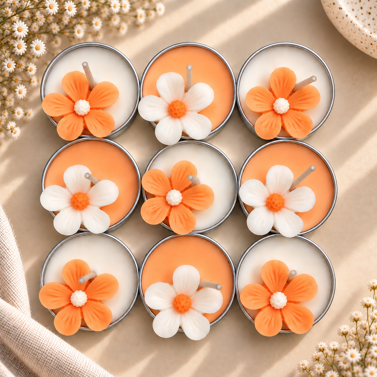 Petaline Bloom Scented Tealight Candles