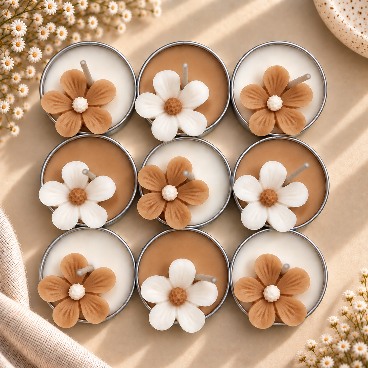 Petaline Bloom Scented Tealight Candles