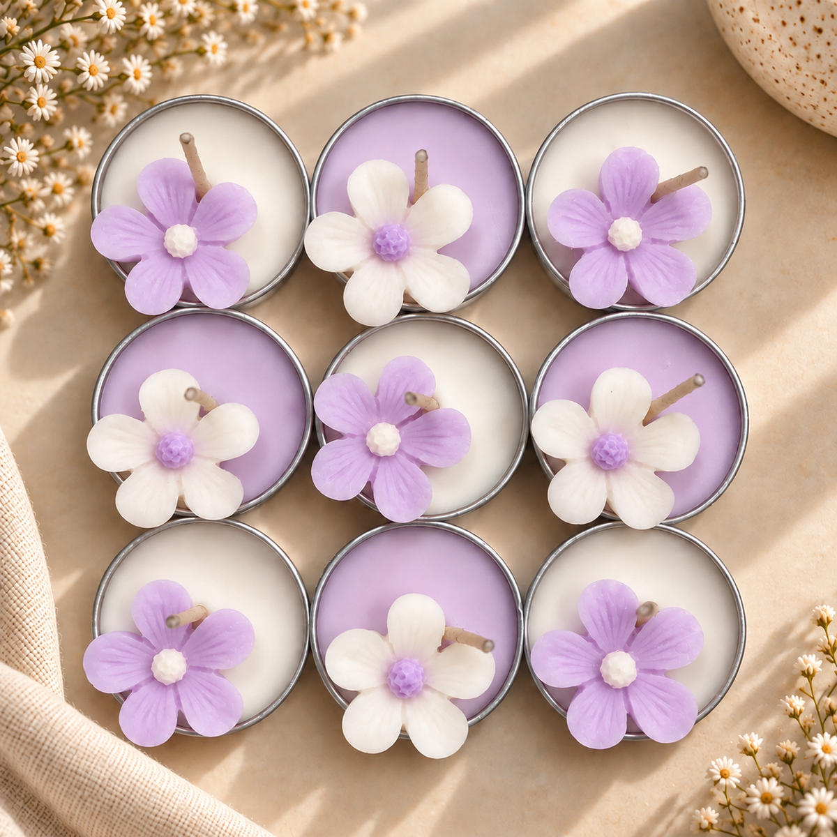 Petaline Bloom Scented Tealight Candles