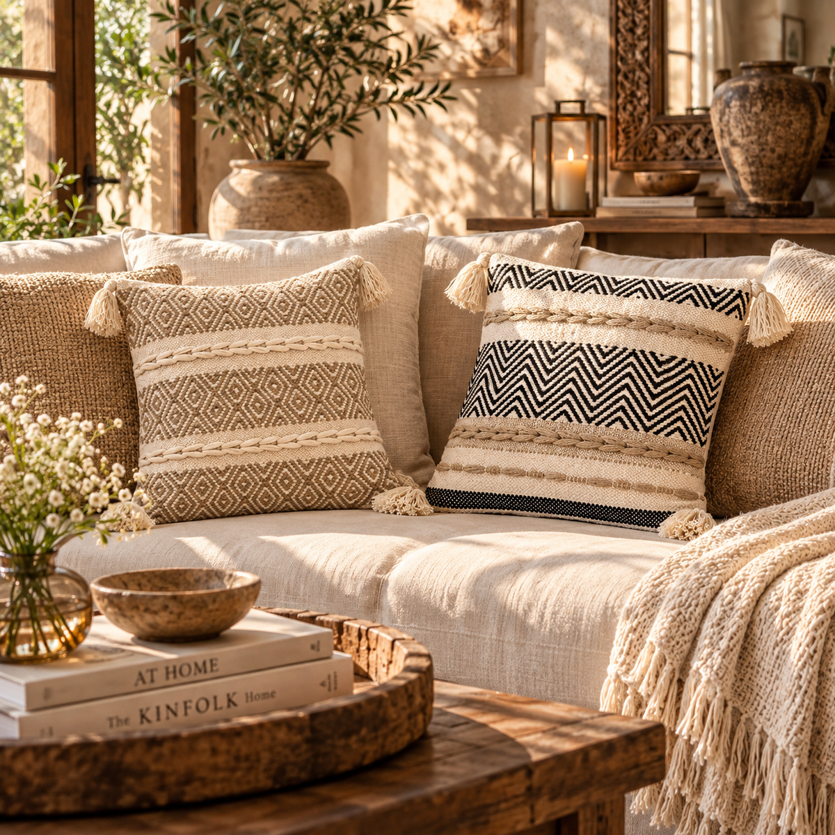 Nivara Loom Harmony Cushion Cover Set of 3