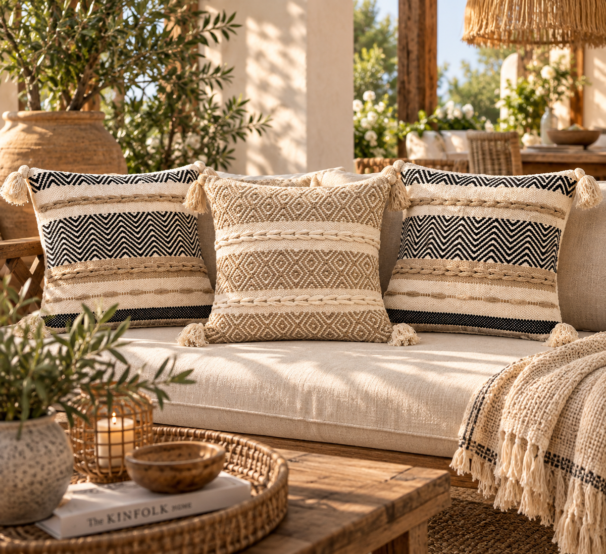 Nivara Loom Harmony Cushion Cover Set of 3
