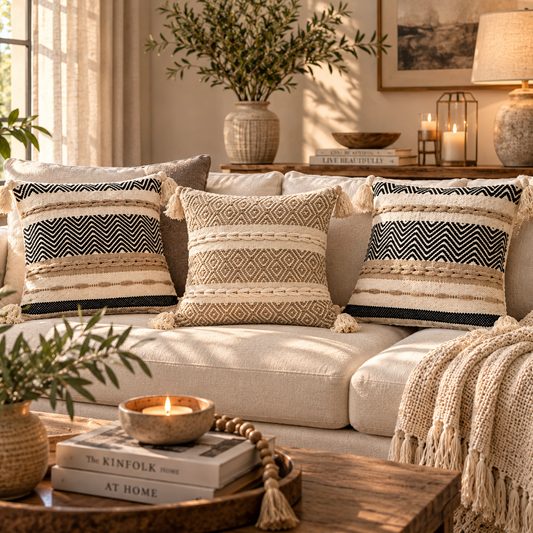 Nivara Loom Harmony Cushion Cover Set of 3