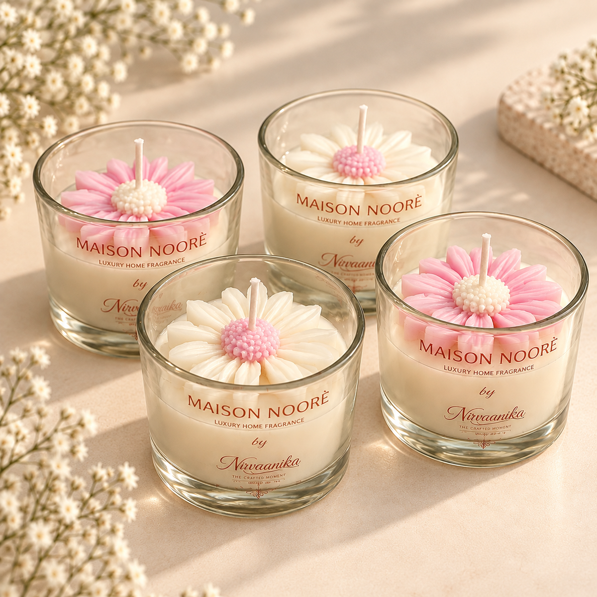 Mysa Floral Candles