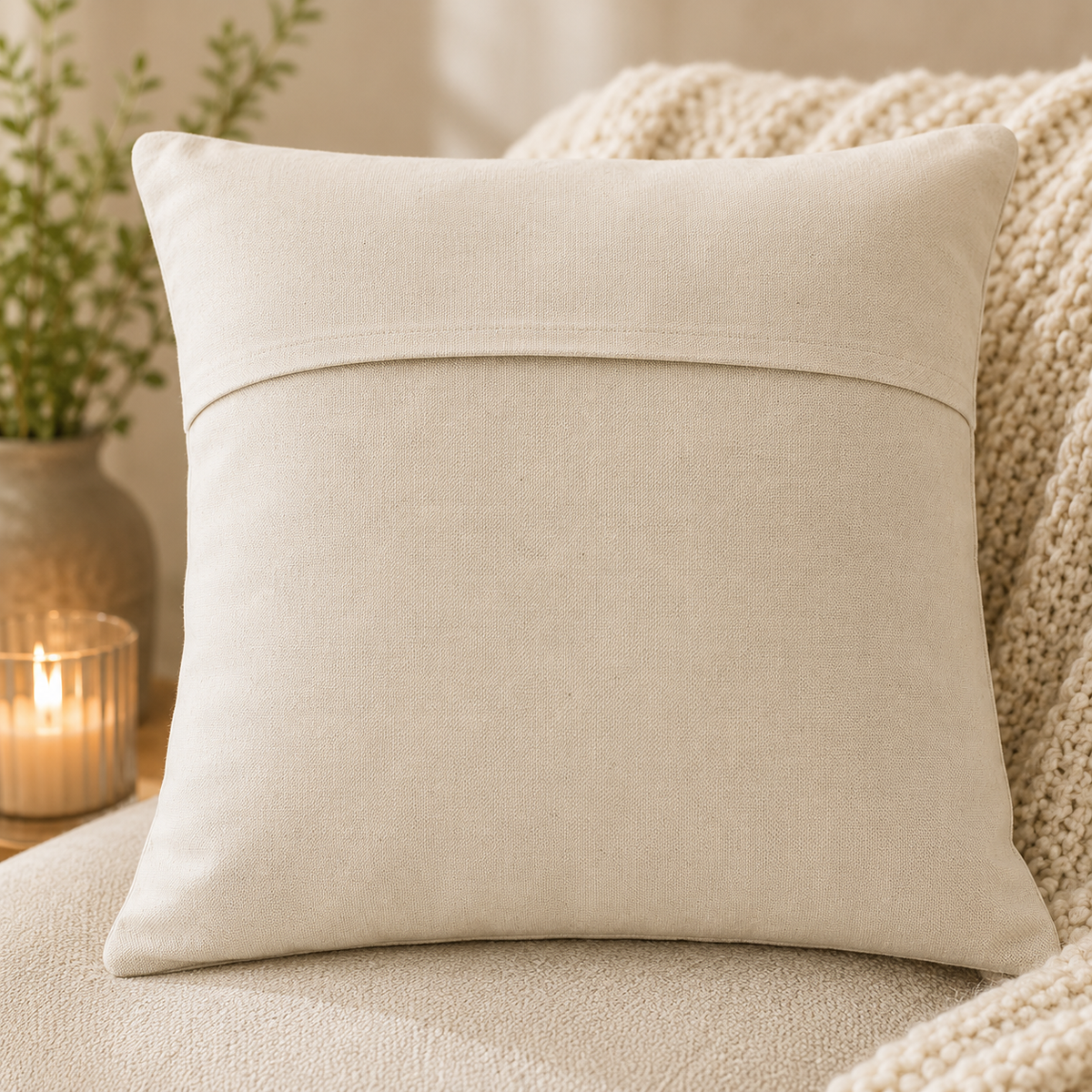 Aabha Handloom Embroidered Floral Cushion Cover