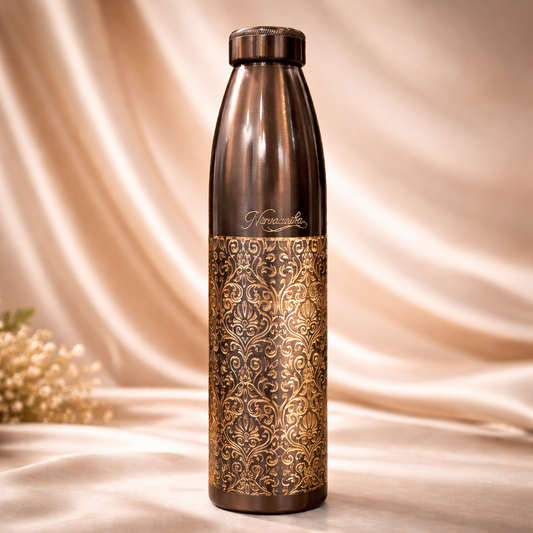 Zari Handcrafted Pure Copper Bottle